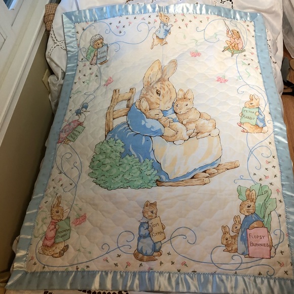 peter rabbit baby comforter